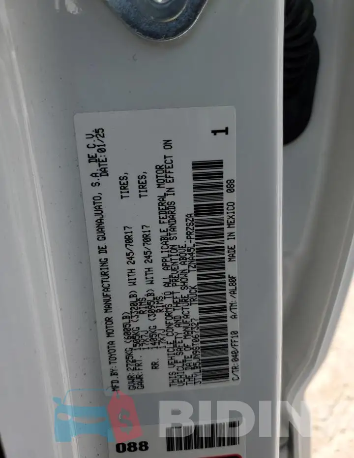 3TYLB5JN9ST067327 Photo# 12