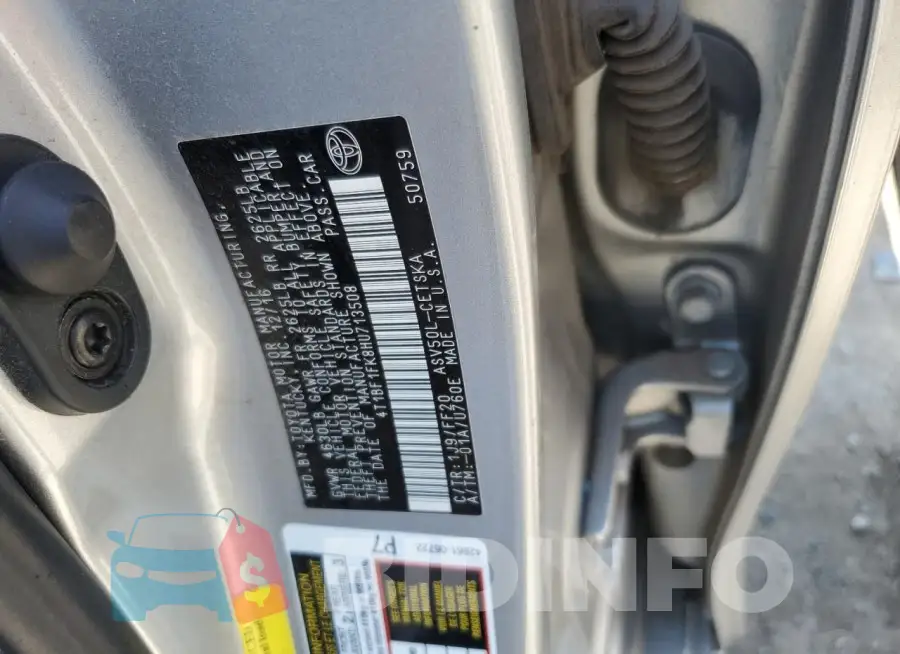4T1BF1FK8HU713508 Photo# 12