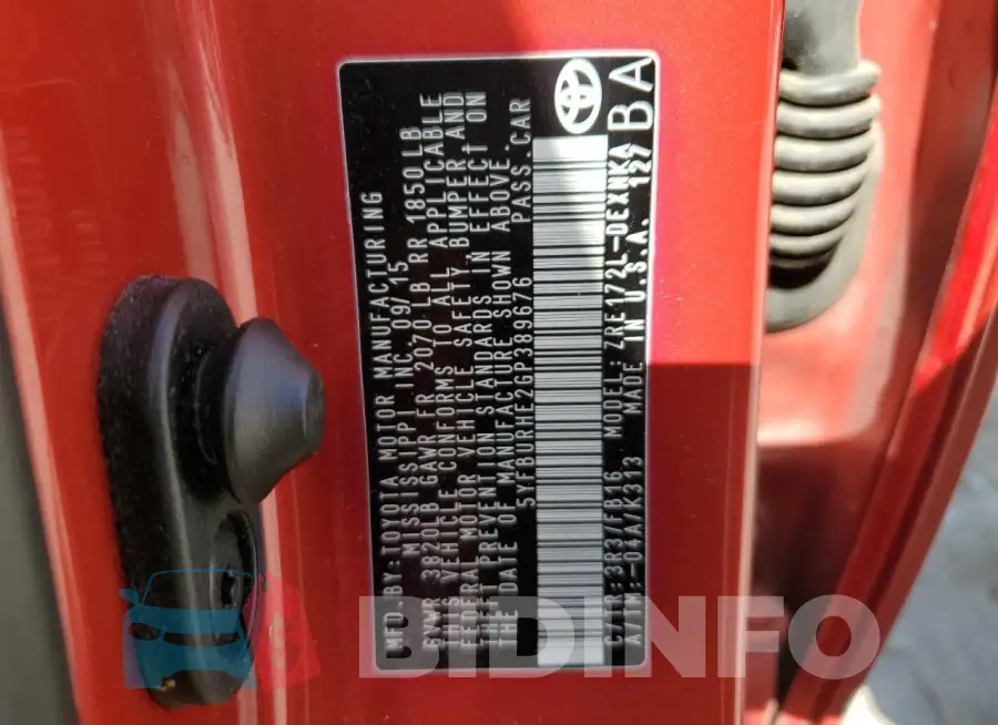 5YFBURHE2GP389676 Photo# 12