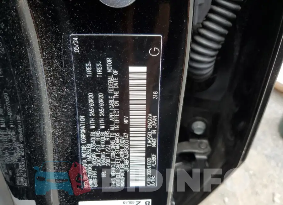 JTEABFAJ4R5003147 Photo# 13
