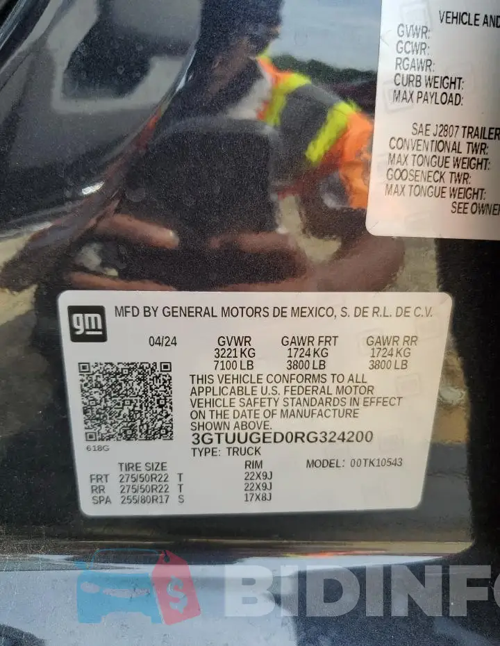 3GTUUGED0RG324200 Photo# 12