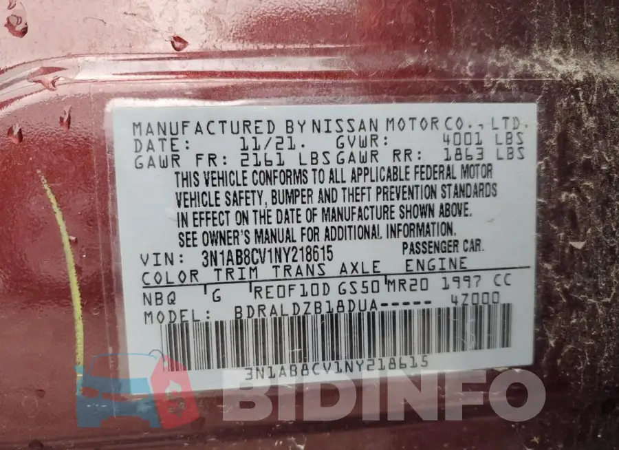 3N1AB8CV1NY218615 Photo# 13