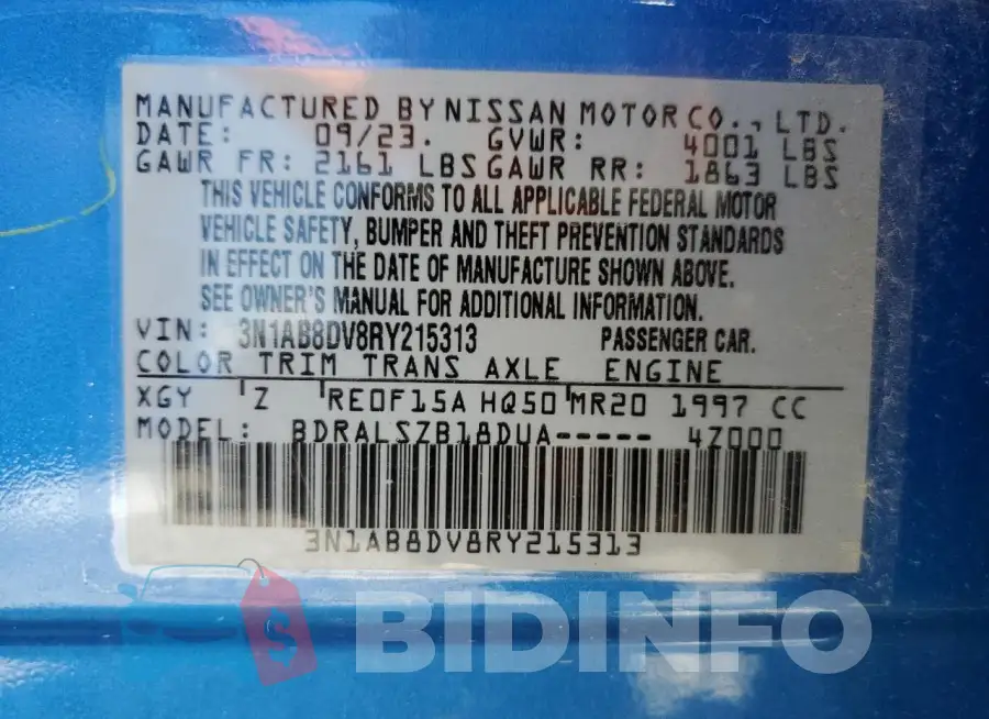 3N1AB8DV8RY215313 Photo# 12