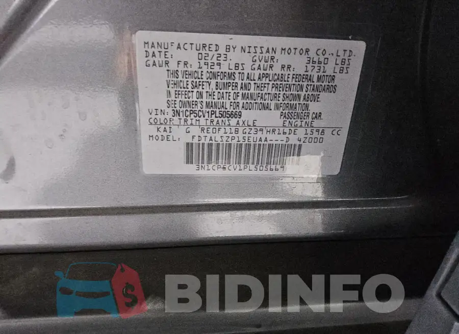 3N1CP5CV1PL505669 Photo# 13