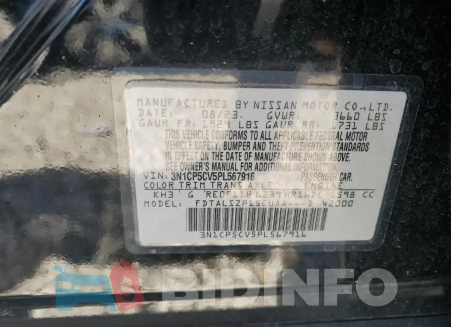 3N1CP5CV5PL567916 Photo# 14