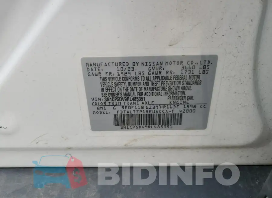 3N1CP5DV9RL485351 Photo# 12