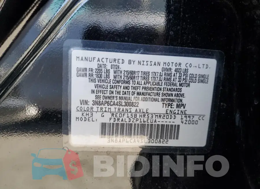 3N8AP6CA4SL300822 Photo# 14