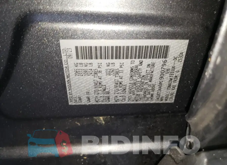5N1BT3AA0PC900796 Photo# 14