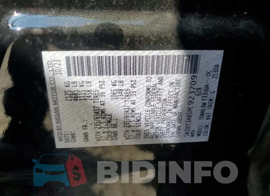 5N1BT3AB5PC923709 Photo# 14