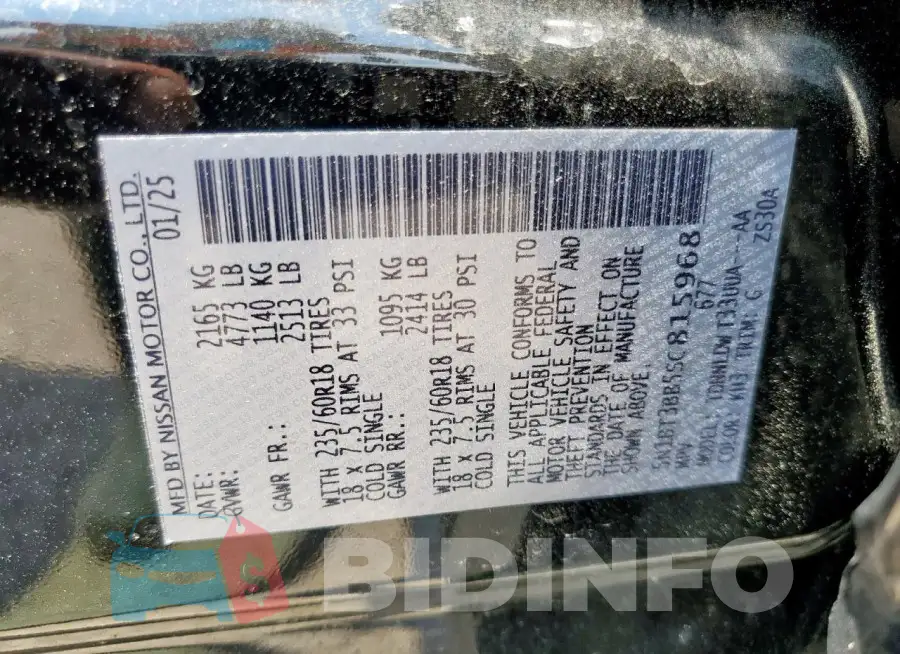 5N1BT3BB5SC815968 Photo# 13