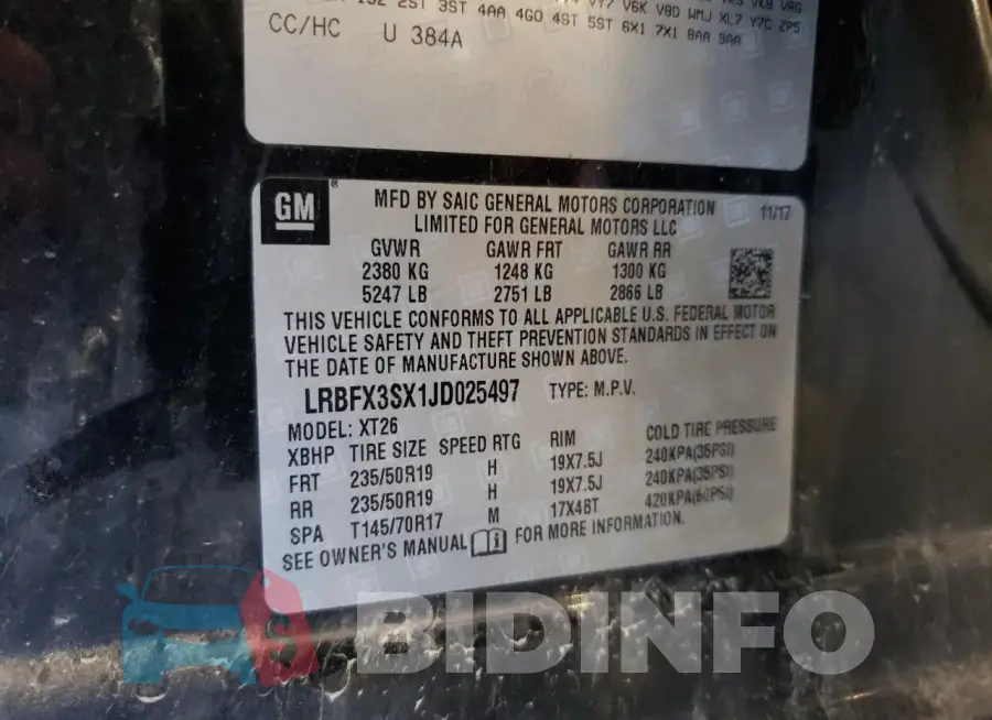 LRBFX3SX1JD025497 Photo# 13
