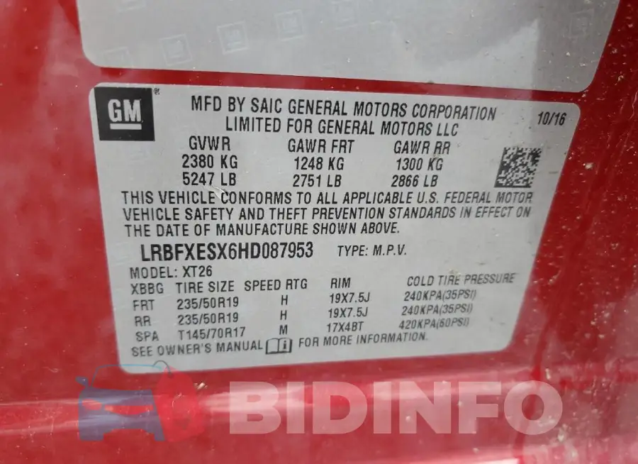 LRBFXESX6HD087953 Photo# 14