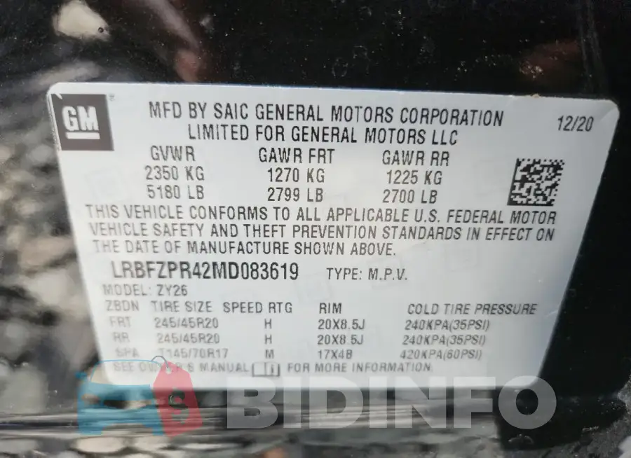 LRBFZPR42MD083619 Photo# 13