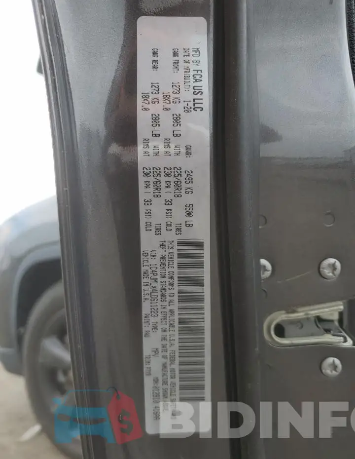 1C4PJMLX4LD611223 Photo# 13
