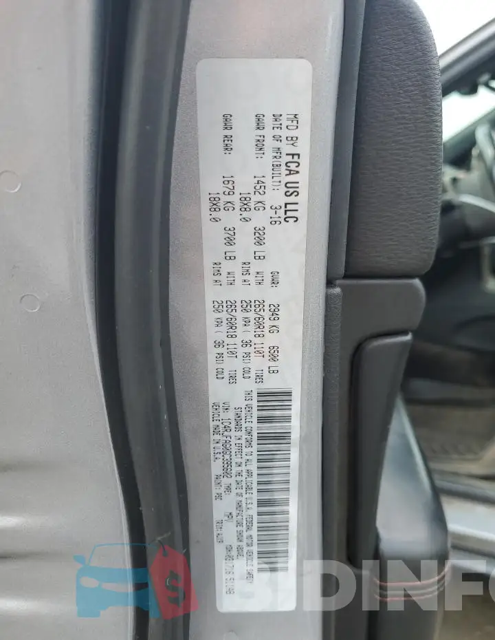 1C4RJFAG0GC395602 Photo# 13