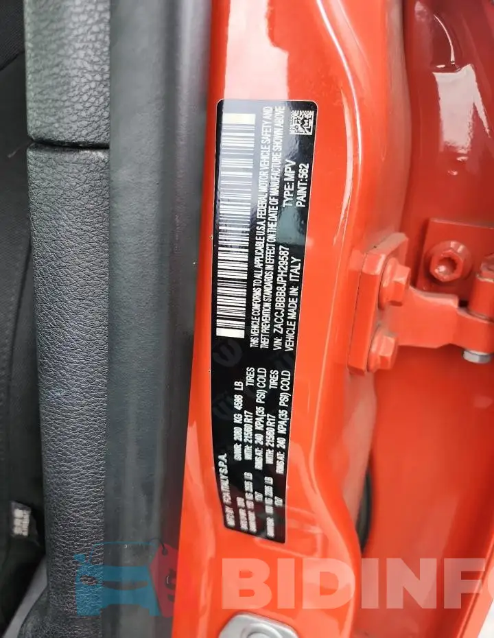 ZACCJBBB8JPH29587 Photo# 13