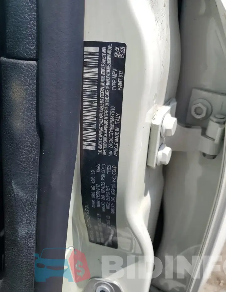 ZACNJDD16MPM47510 Photo# 12