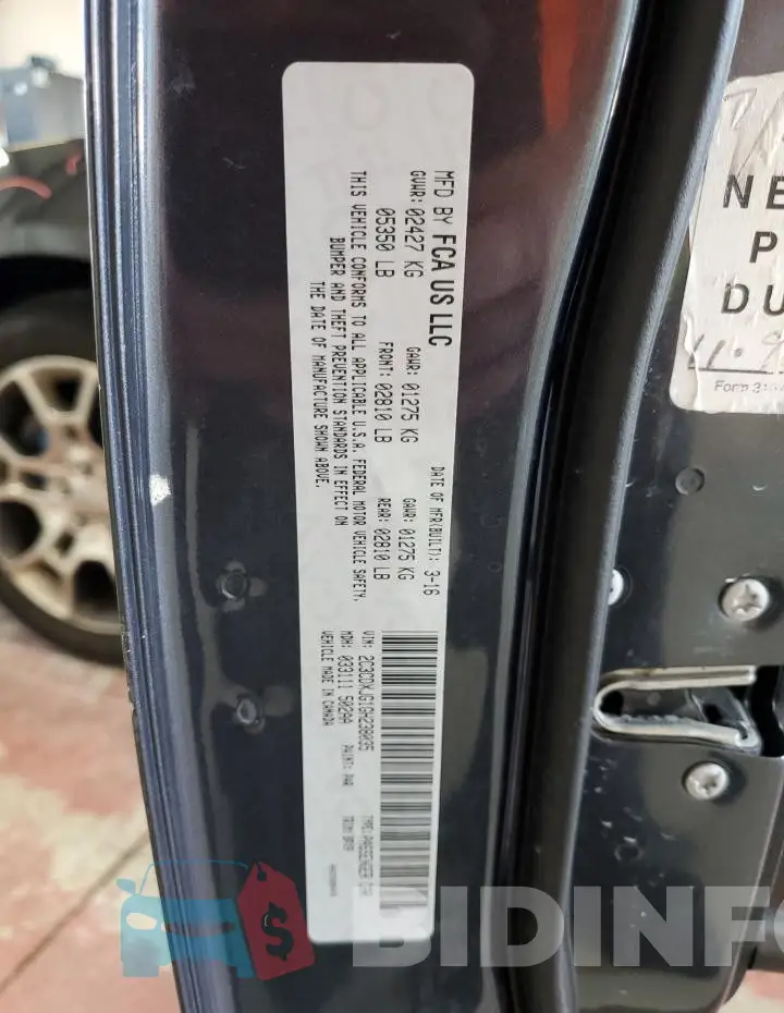 2C3CDXJG1GH238035 Photo# 13