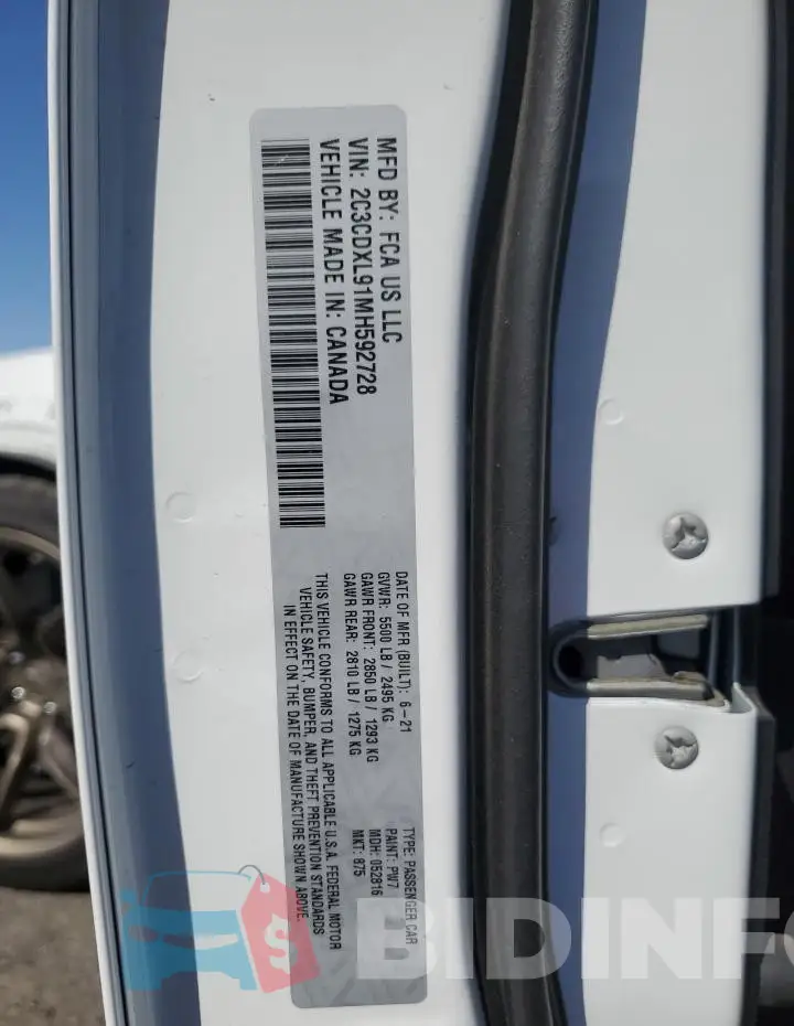 2C3CDXL91MH592728 Photo# 13
