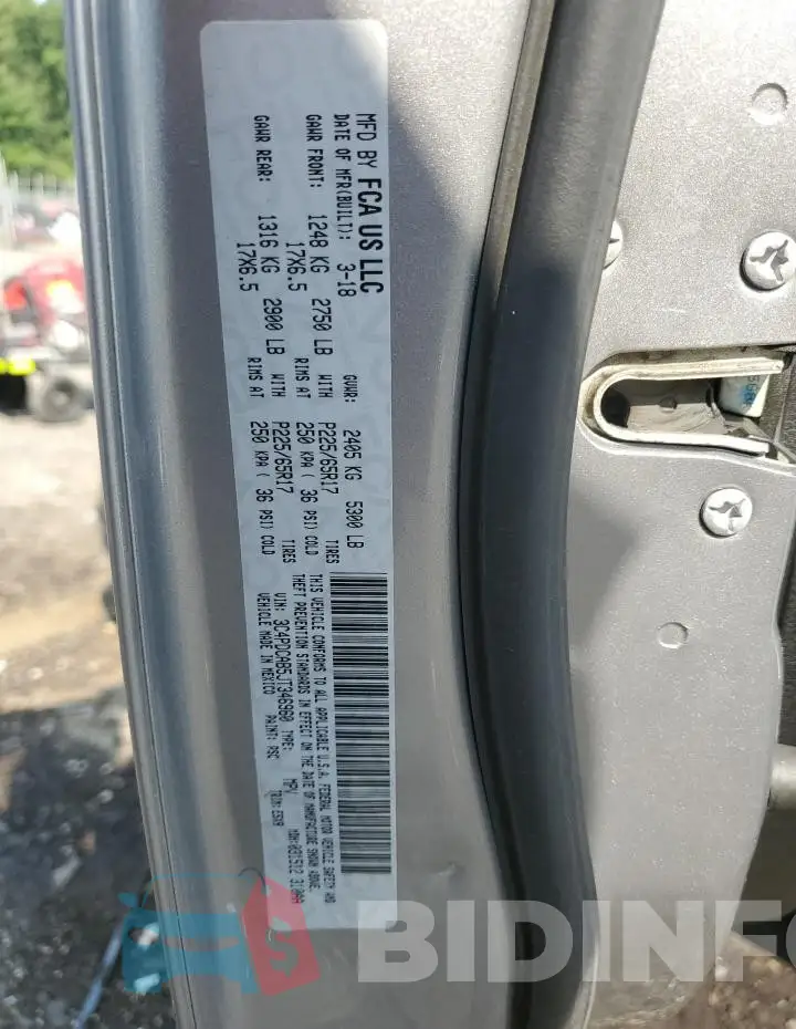 3C4PDCAB5JT346960 Photo# 13