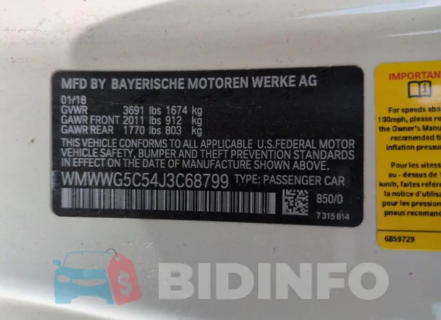 WMWWG5C54J3C68799 Photo# 12