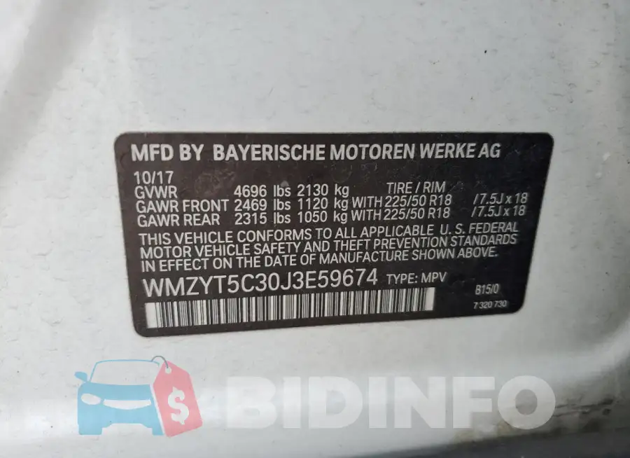 WMZYT5C30J3E59674 Photo# 12
