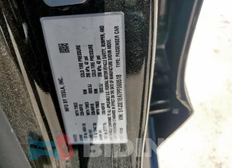 5YJ3E1EA7PF560518 Photo# 12