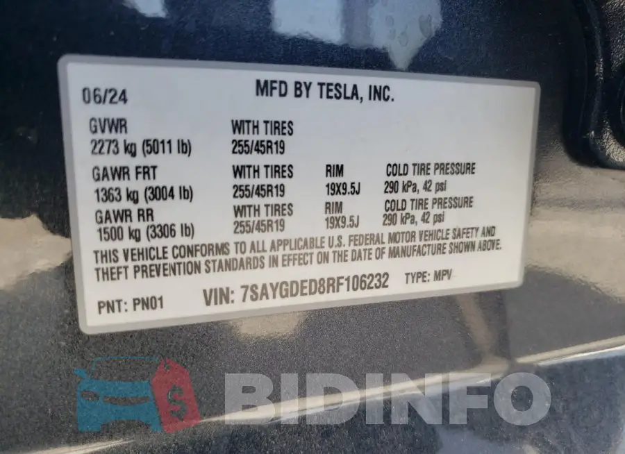 7SAYGDED8RF106232 Photo# 13