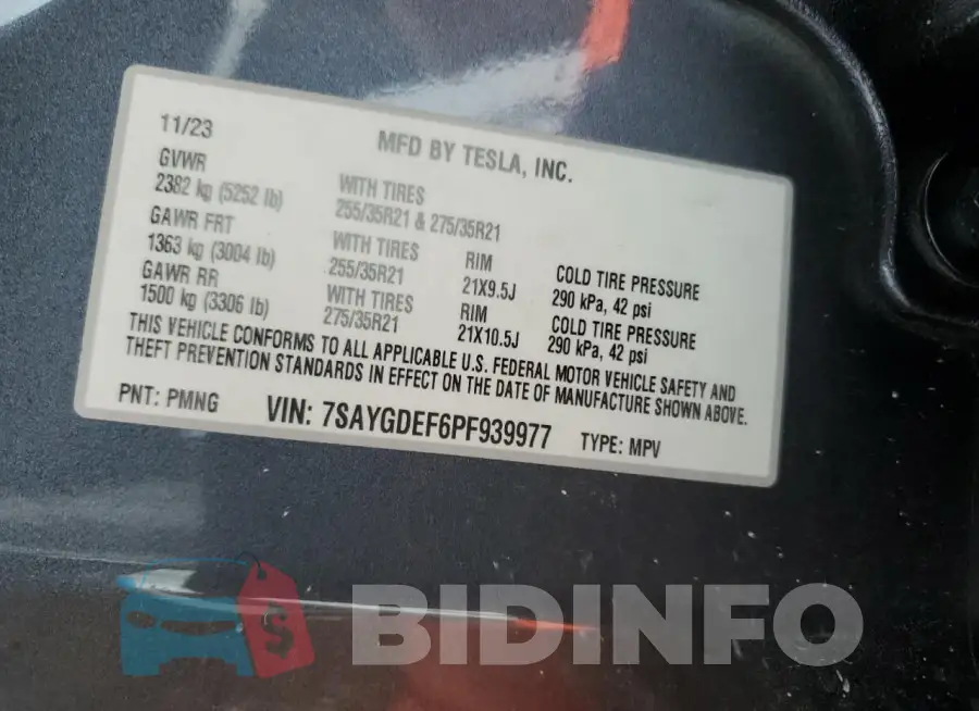 7SAYGDEF6PF939977 Photo# 13