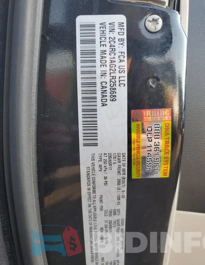 2C4RC1AG2LR258689 Photo# 13