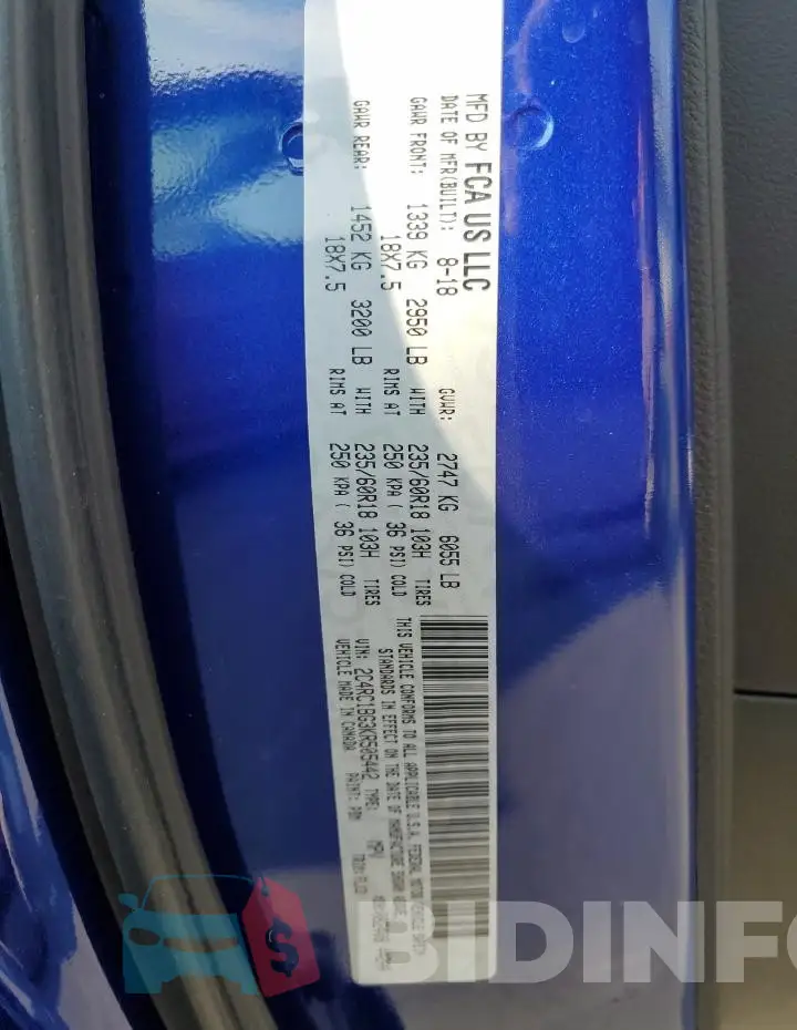 2C4RC1BG3KR505442 Photo# 14