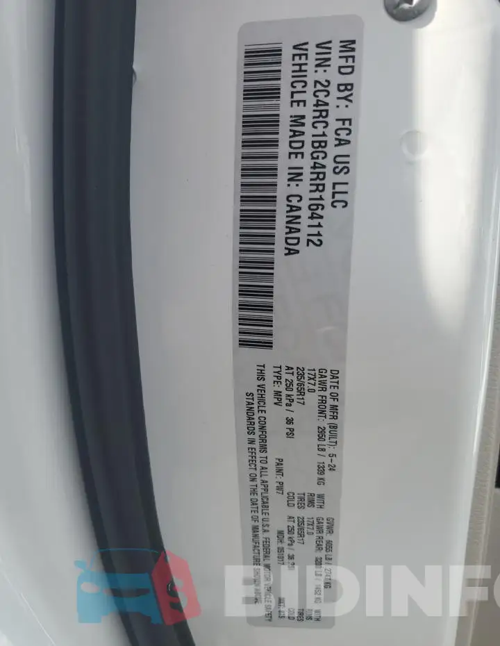 2C4RC1BG4RR164112 Photo# 13
