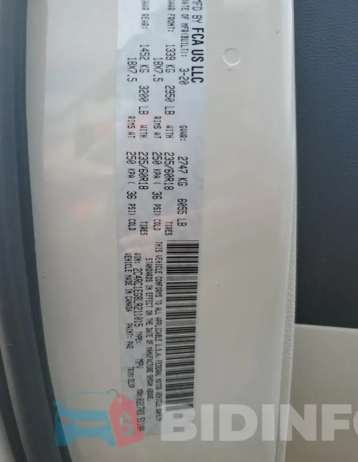 2C4RC1EG8LR211015 Photo# 13