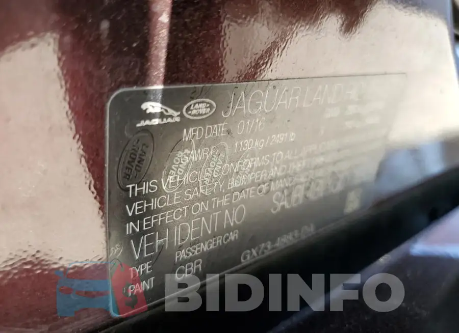 SAJBF4BVXGCY16909 Photo# 12