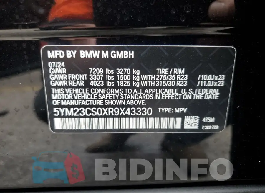 5YM23CS0XR9X43330 Photo# 13
