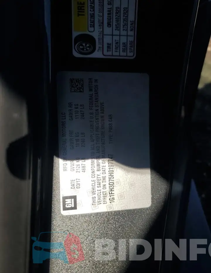 1G1FH3D75H0197747 Photo# 12