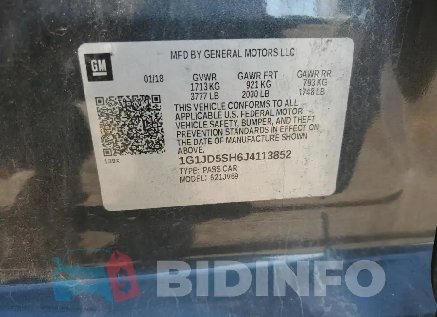 1G1JD5SH6J4113852 Photo# 12