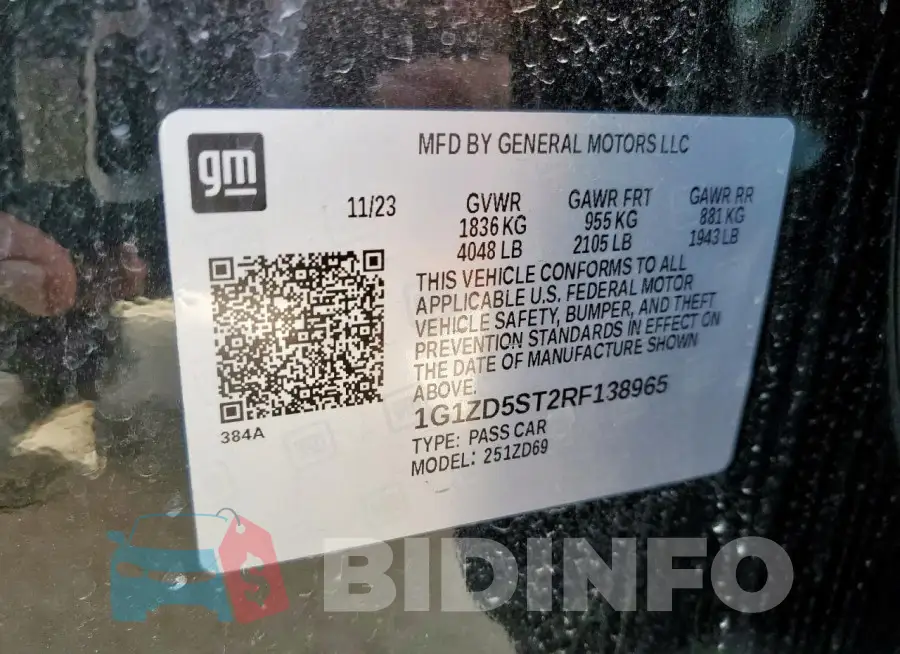 1G1ZD5ST2RF138965 Photo# 12