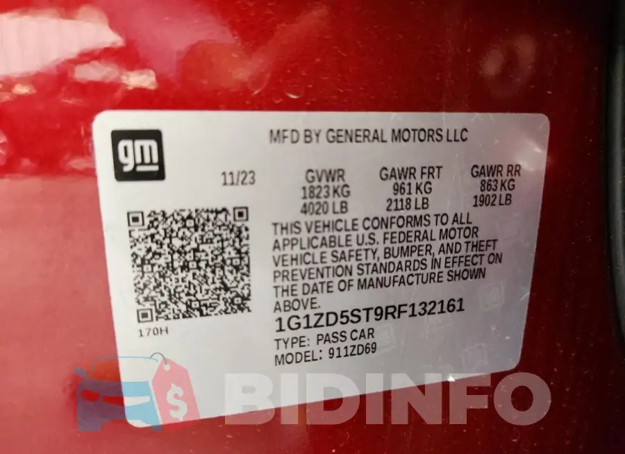 1G1ZD5ST9RF132161 Photo# 13