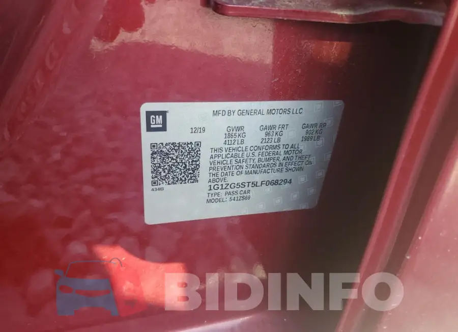 1G1ZG5ST5LF068294 Photo# 13