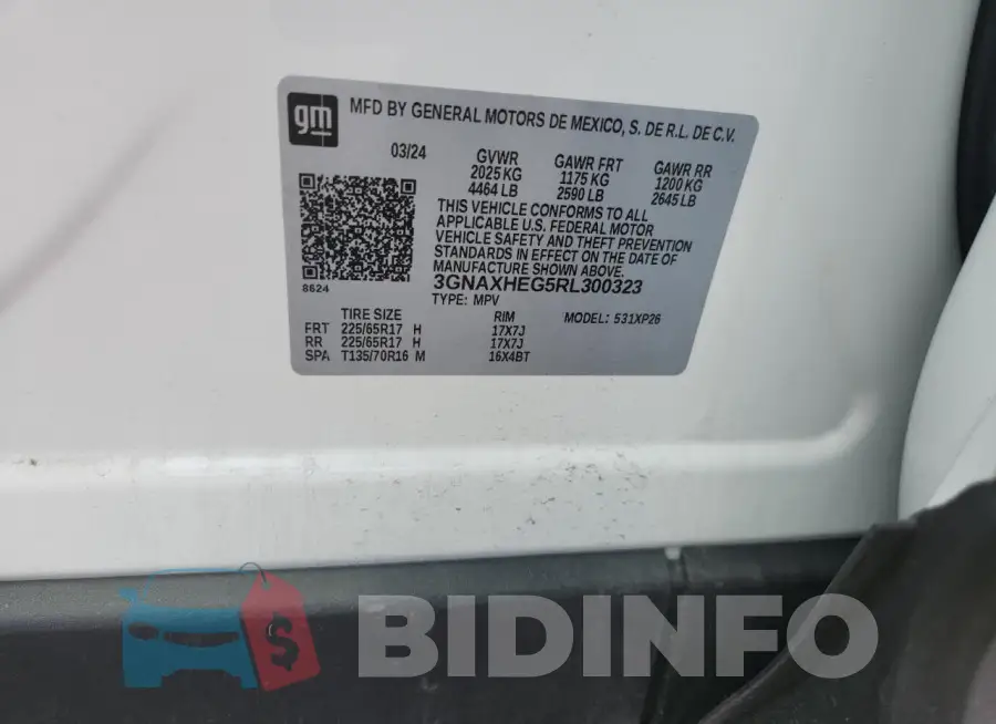 3GNAXHEG5RL300323 Photo# 12