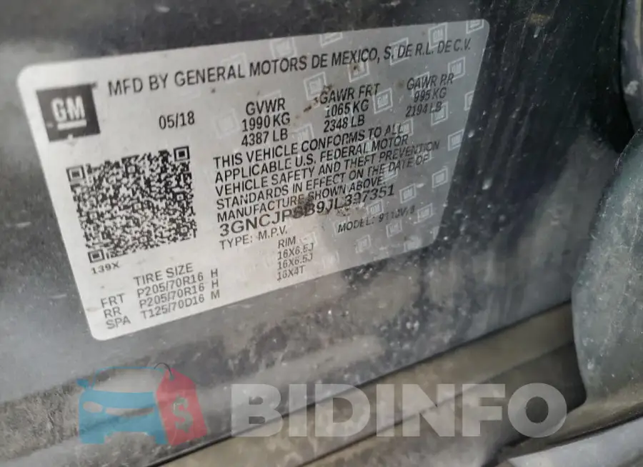 3GNCJPSB9JL397351 Photo# 13