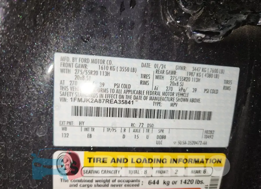 1FMJK2A87REA35841 Photo# 13