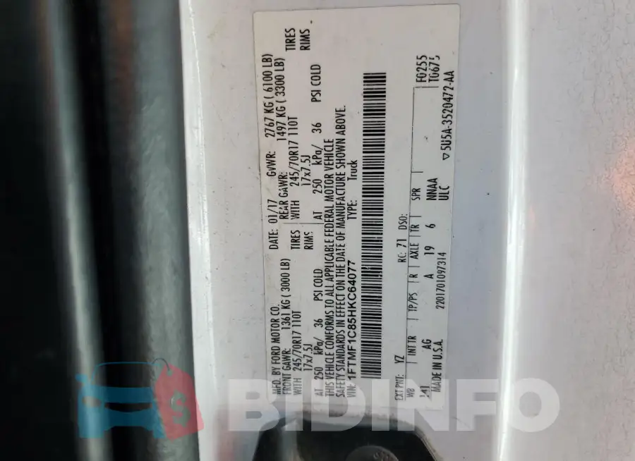 1FTMF1C85HKC64077 Photo# 12