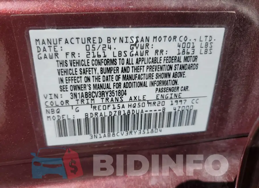 3N1AB8CV3RY351804 Photo# 12