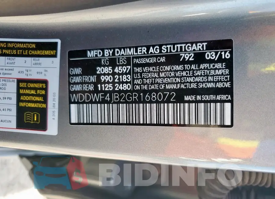 WDDWF4JB2GR168072 Photo# 12