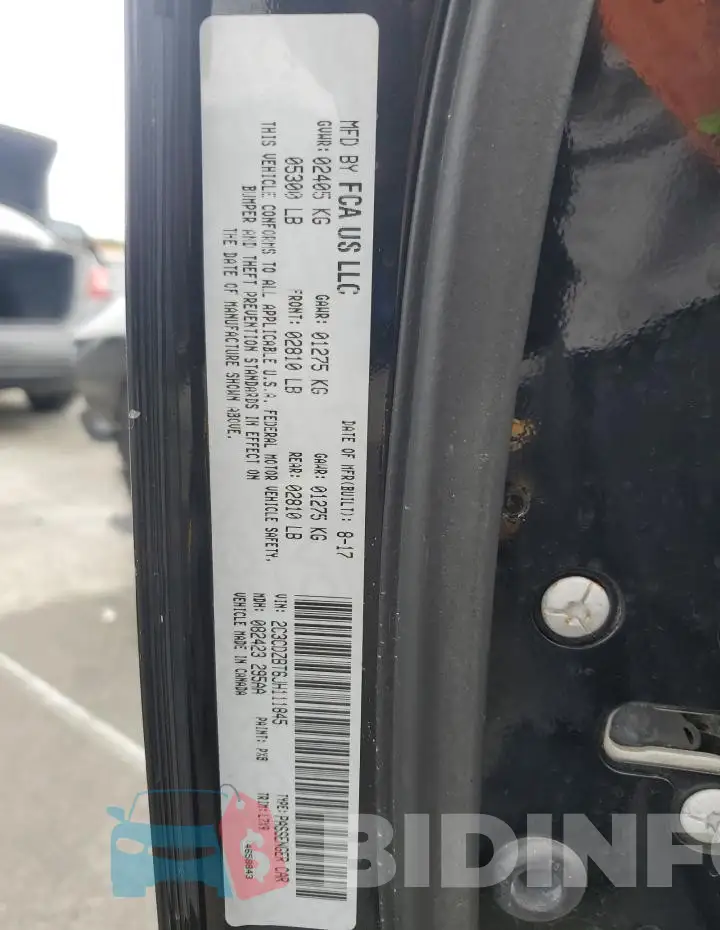 2C3CDZBT6JH111845 Photo# 12
