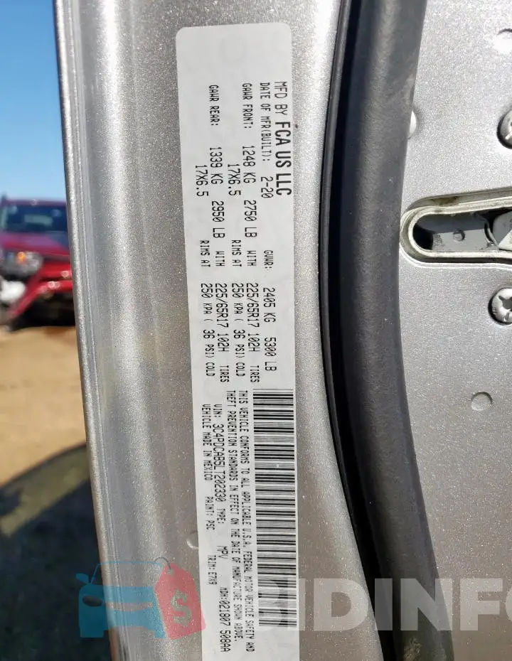 3C4PDCAB5LT202330 Photo# 13