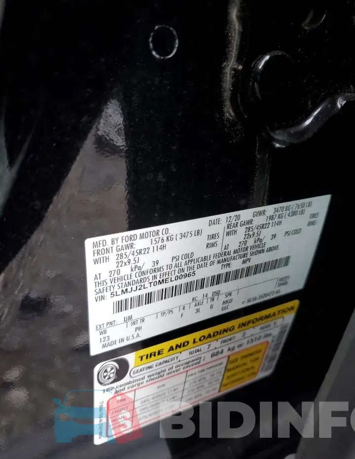 5LMJJ2LT0MEL00965 Photo# 14