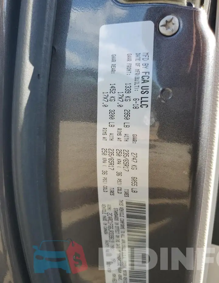 2C4RC1FG6JR339619 Photo# 13